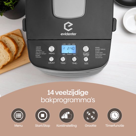 Evidenter BM800 - Broodbakmachine